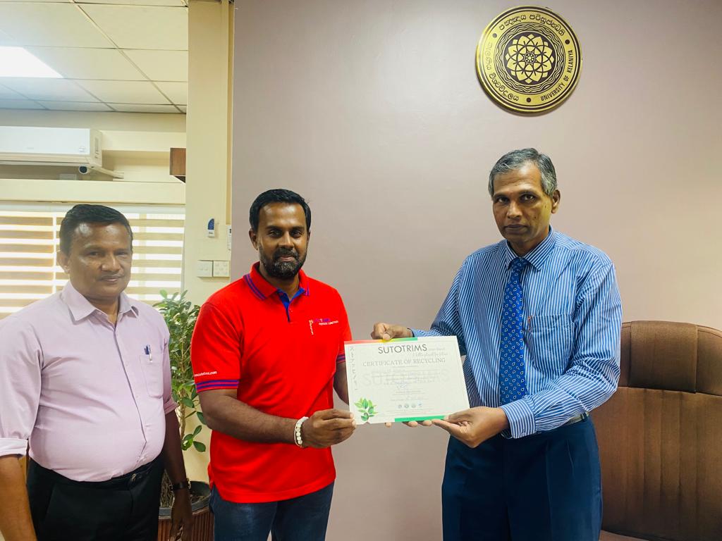 Recycling project with kelaniya university